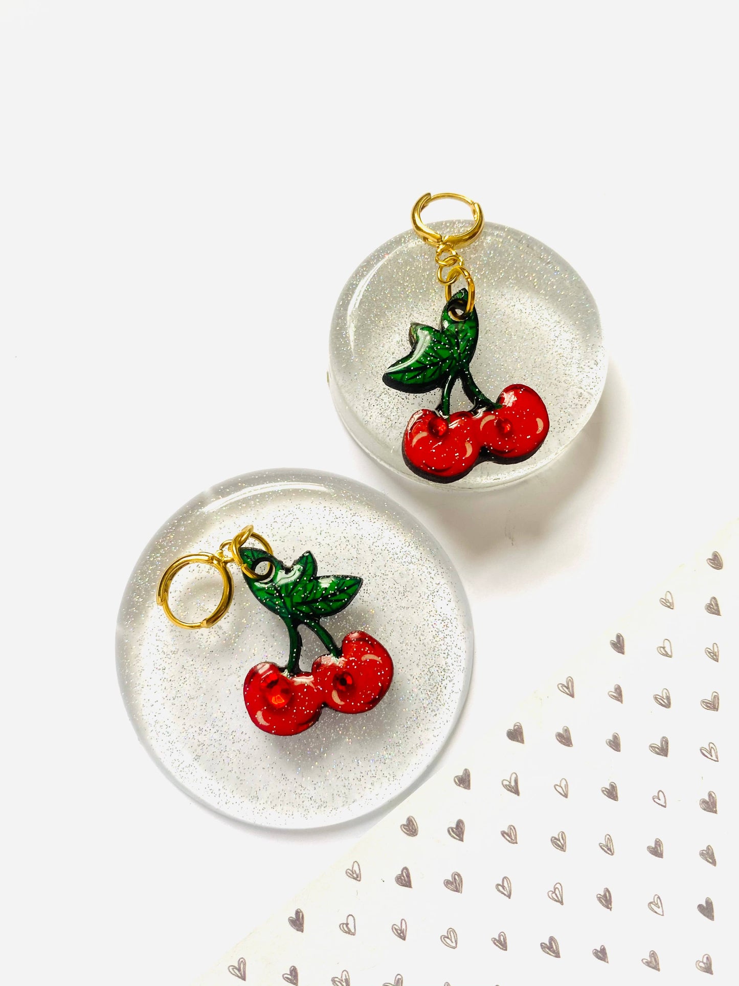 Retro Cherry Earrings by Rosie Rose Parker-2