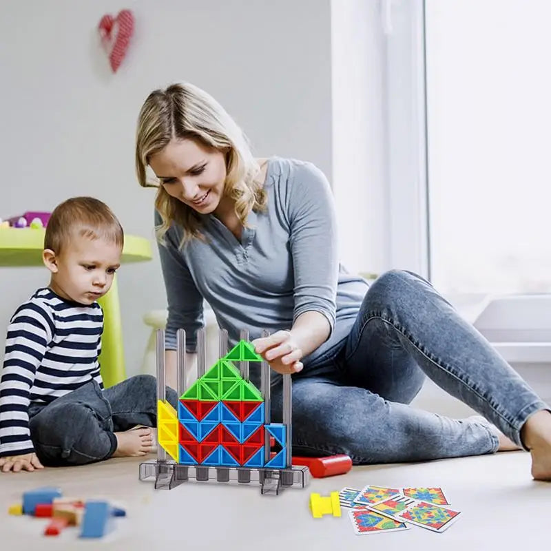 3D Puzzle Jigsaw Tangram Brain Teasers Toy Tangram Jigsaw Shapes Puzzle Card Game Learning Educational Toys for Children