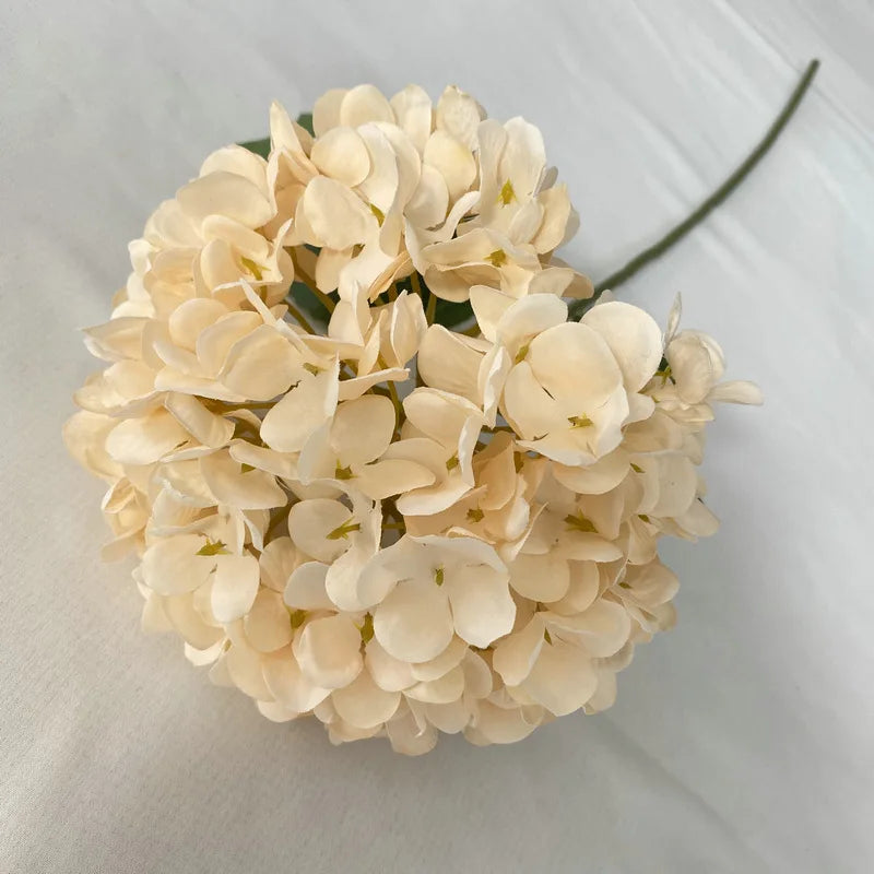 Artificial Flowers Cheap Silk Hydrangea Bride Bouquet Wedding New Year Decoration Home Accessories for Vase Plants Arrangement