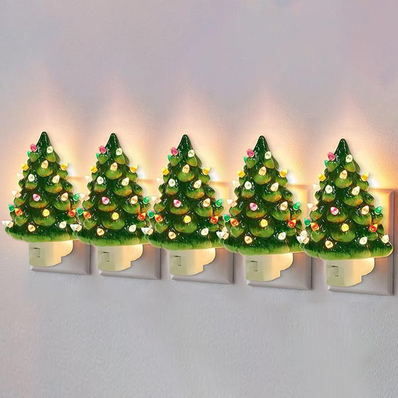 Christmas Tree Lights Lamps Christmas Decoration Night Lights Bedside Lamps Socket Night Lights Holiday Gifts Christmas Gifts