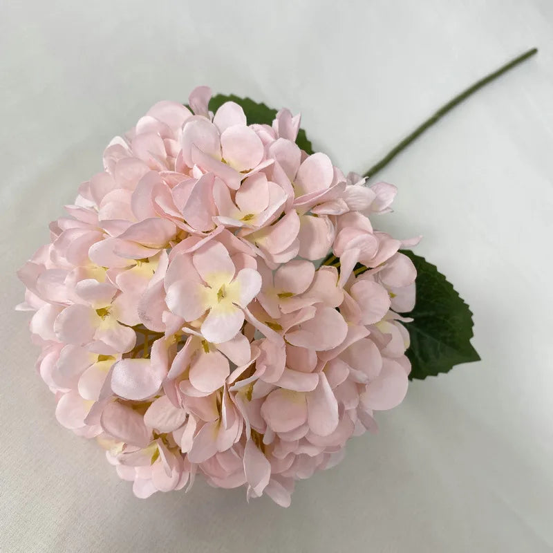 Artificial Flowers Cheap Silk Hydrangea Bride Bouquet Wedding New Year Decoration Home Accessories for Vase Plants Arrangement