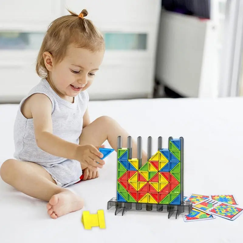 3D Puzzle Jigsaw Tangram Brain Teasers Toy Tangram Jigsaw Shapes Puzzle Card Game Learning Educational Toys for Children