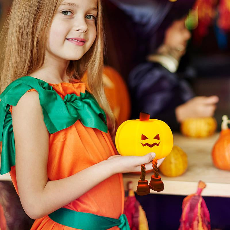 Night Light for Kids Lamp,Soft Silicone Cute Pumpkin Night Light, Dimmable LED Warm Lamp for Room,Halloween Christmas Easter Funny Gifts for Women and Kids,Funny Bedroom Decor Cute Room Decor Toy