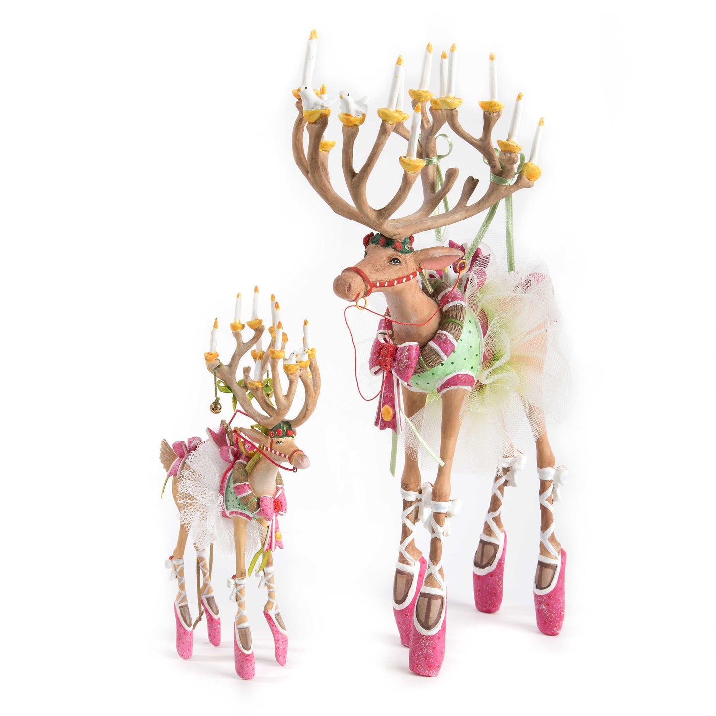 Dash Away Dancer Reindeer Figure by Patience Brewster-2