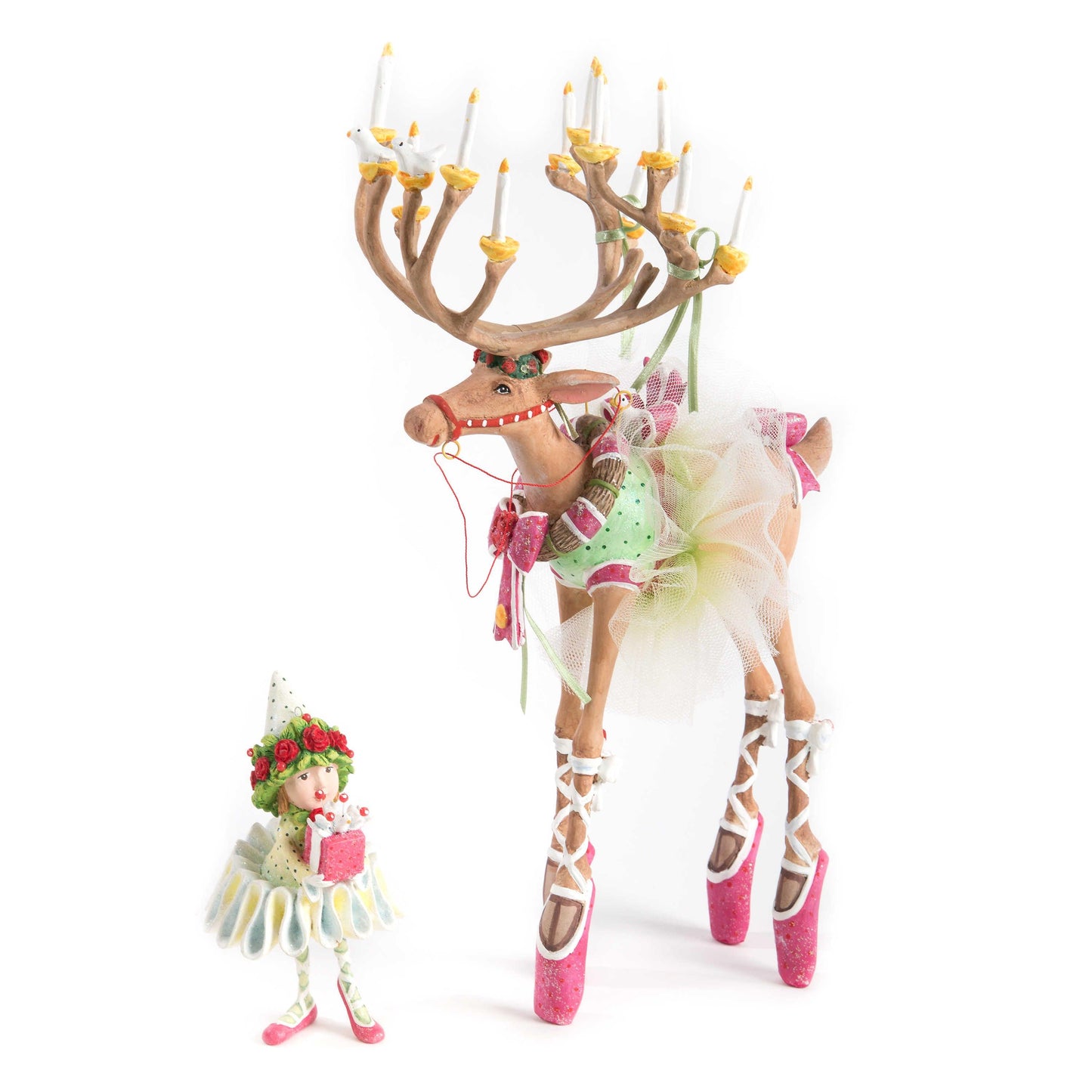 Dash Away Dancer Reindeer Figure by Patience Brewster-3